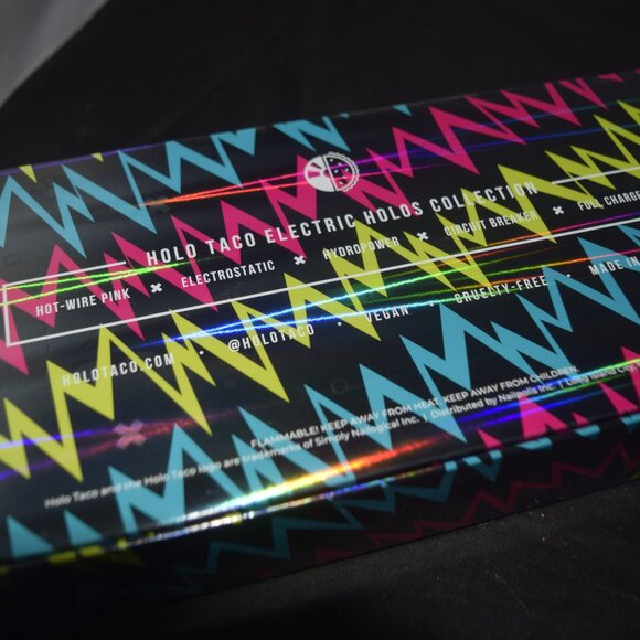 Holo Taco Collector's Box Electric Holos Collection EMPTY NO POLISH BOX ONLY - Picture 4 of 7